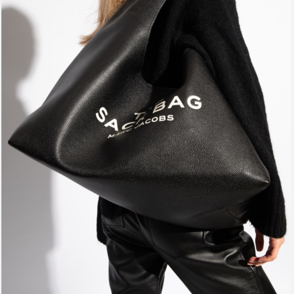 Marc Jacobs XL Sack Bag Black Leather - Picture 2 of 14